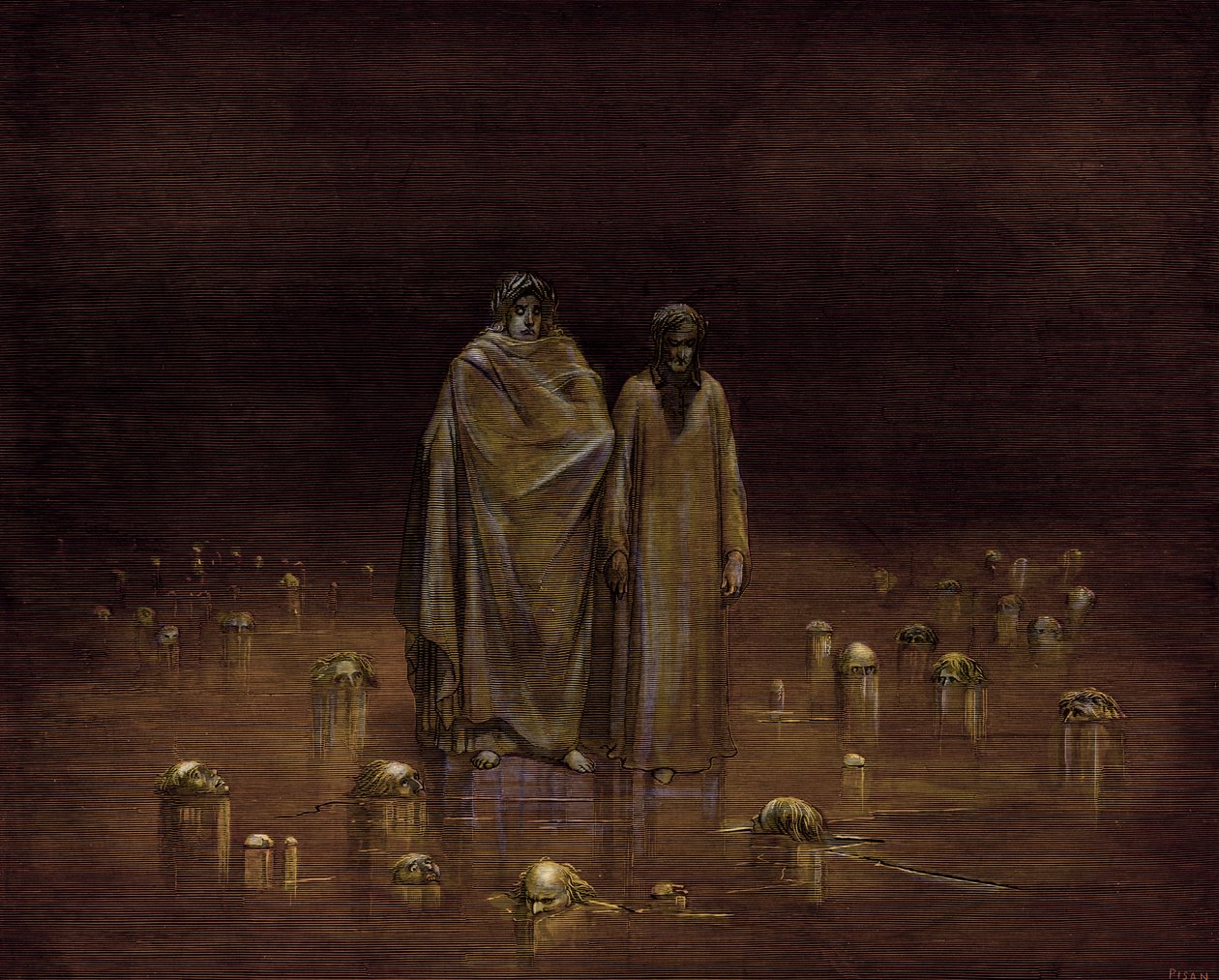Dante Alighieri Den guddommelige av Gustave Dore