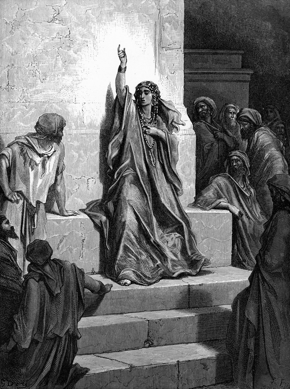 Deborahs triumfsang. - Bibelen av Gustave Dore