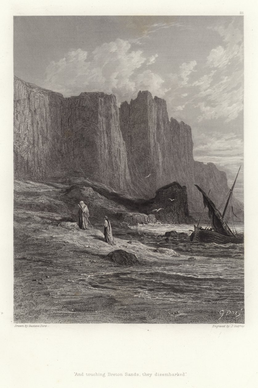 Illustrasjon for Vivien av Alfred Tennyson av Gustave Dore