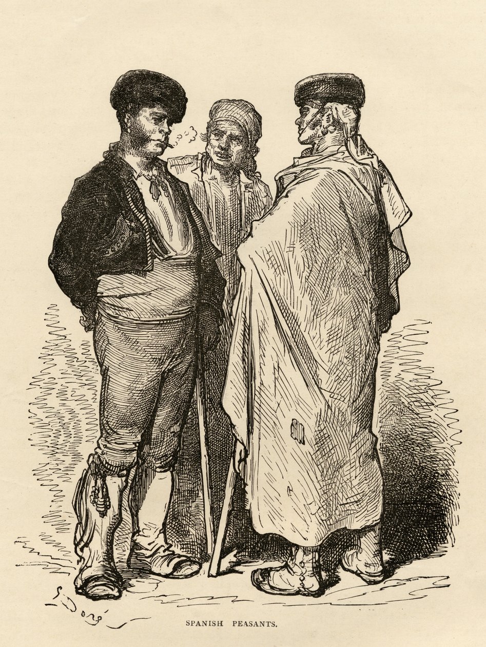 Spanske bønder av Gustave Dore