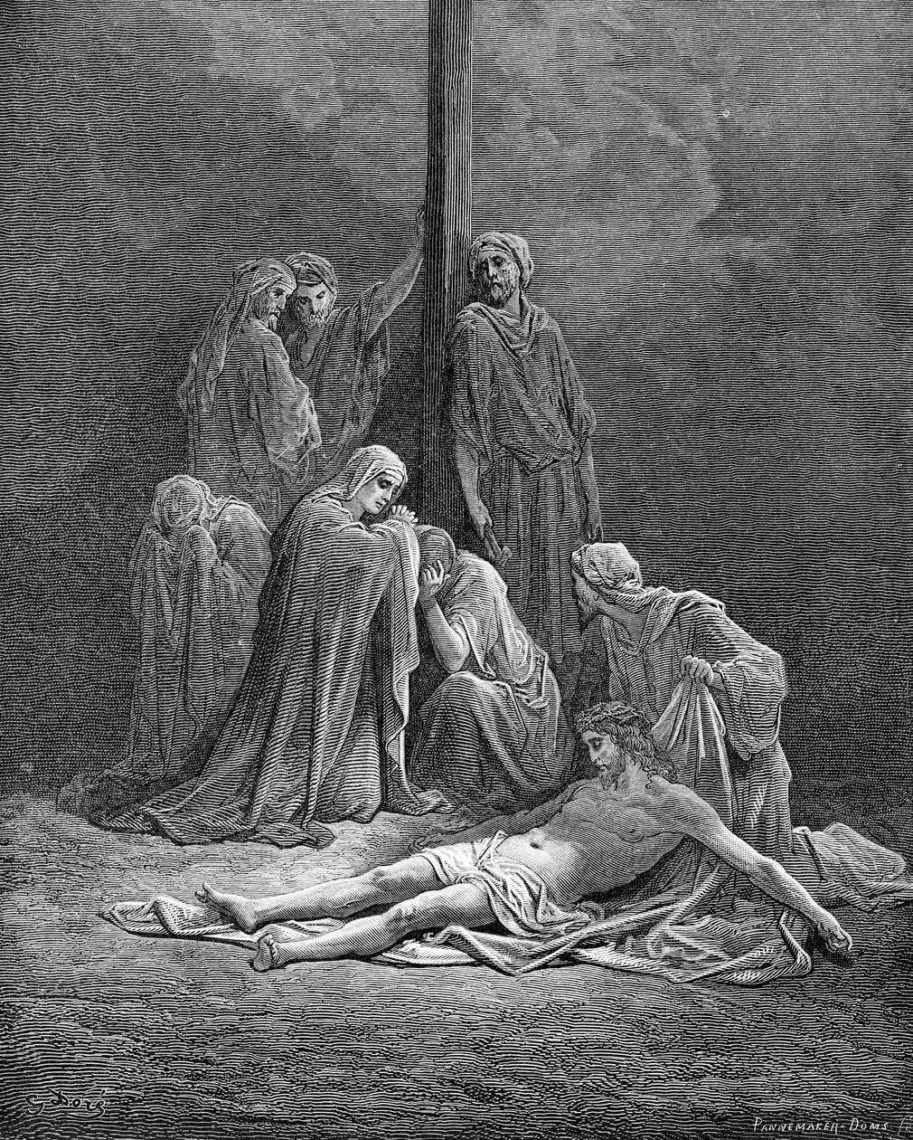 Den døde Kristus - Bibelen av Gustave Dore