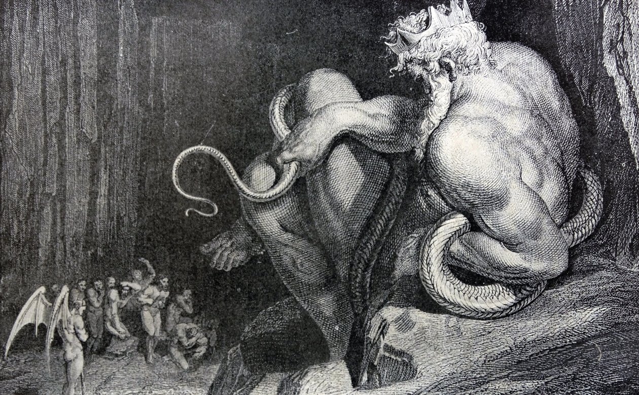 Der står Minos, 1862 av Gustave Dore