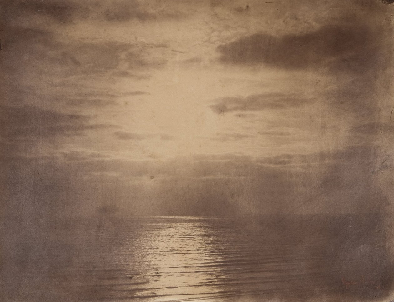 Soleffekt i skyene - Ocean av Gustave Le Gray