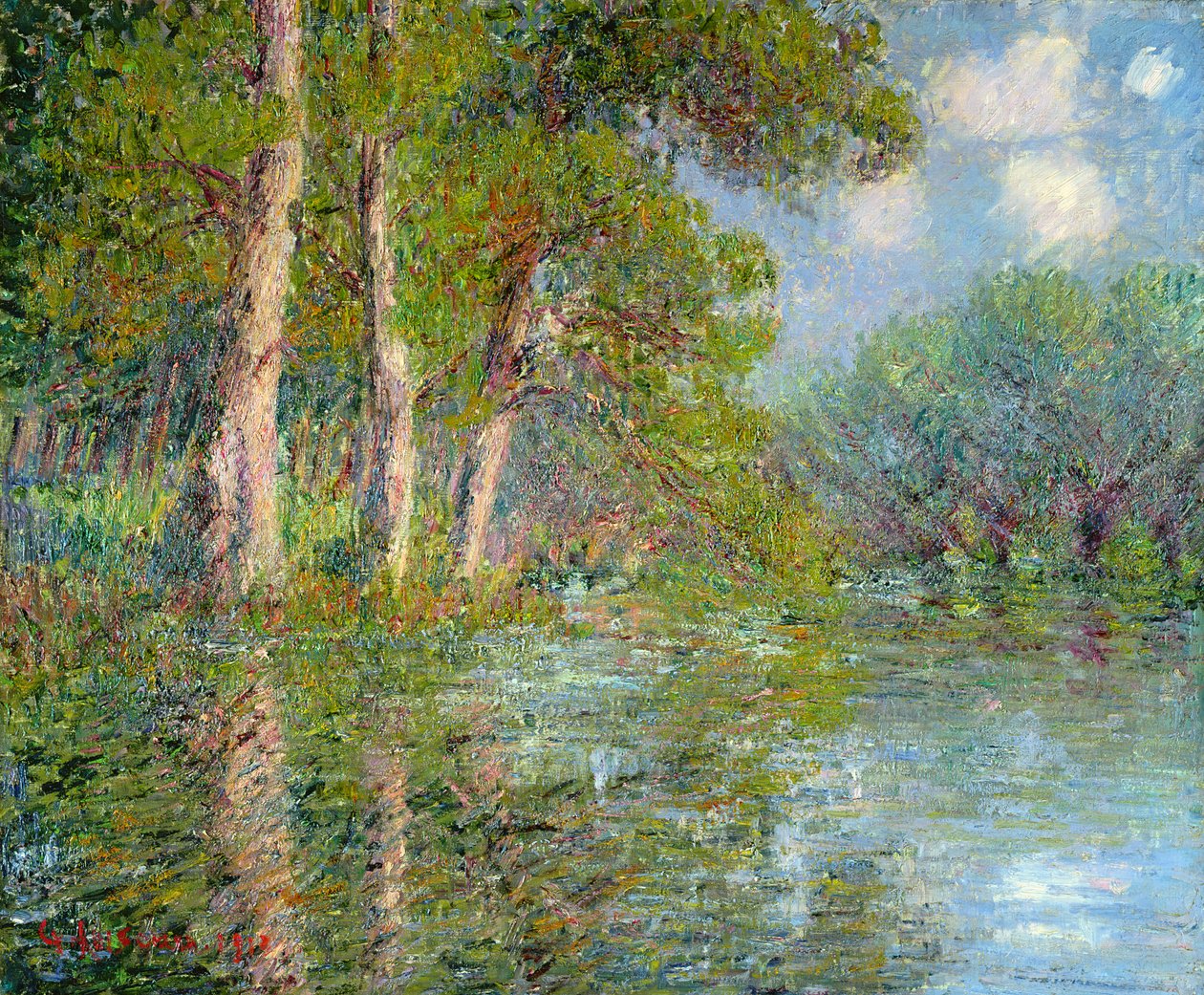 A Bend in the Eure, 1919 av Gustave Loiseau