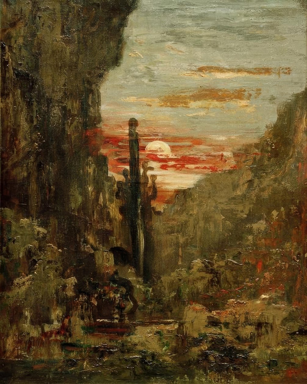 Hercules og Hydraen til Lerna av Gustave Moreau