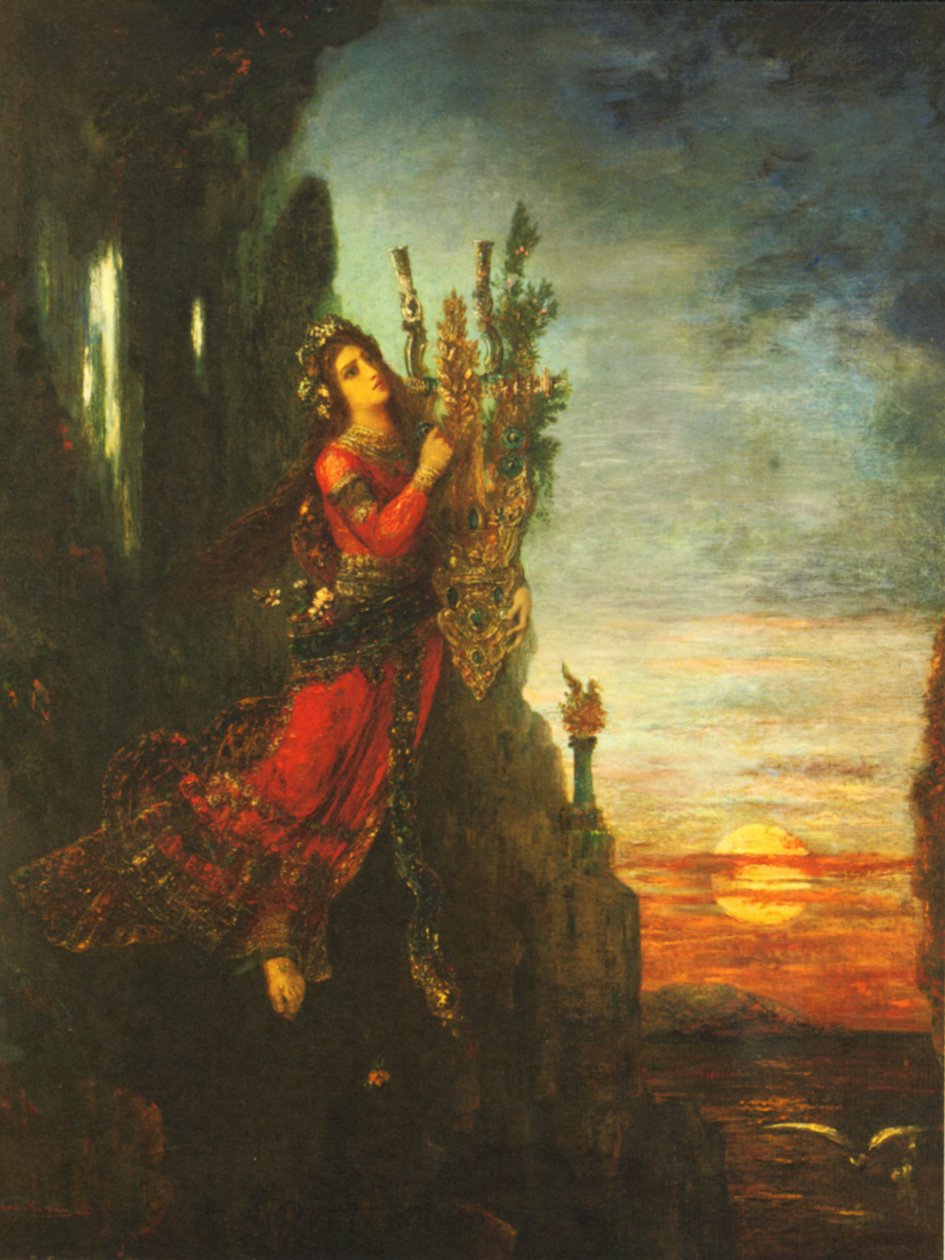 Sappho av Gustave Moreau
