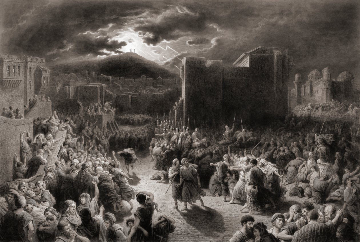 Kristi korsfestelse av Gustave (after) Dore