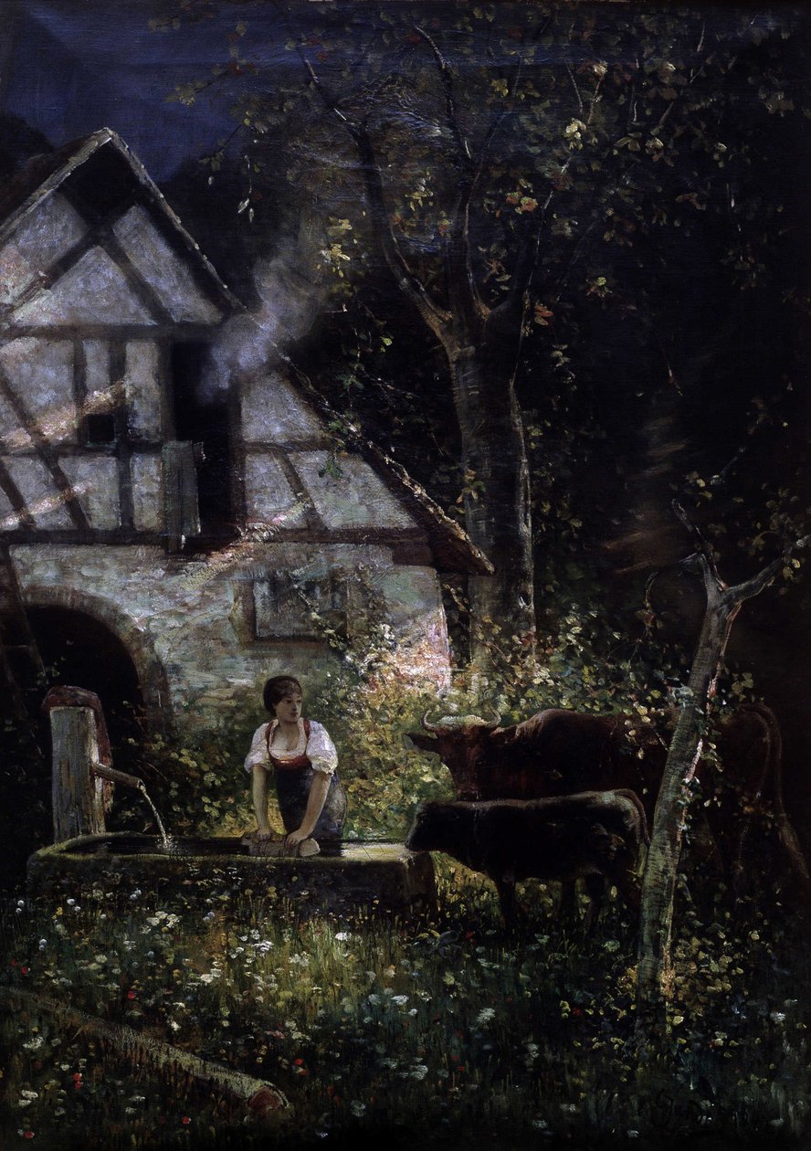 De første strålene av Gustave Adolphe Jundt
