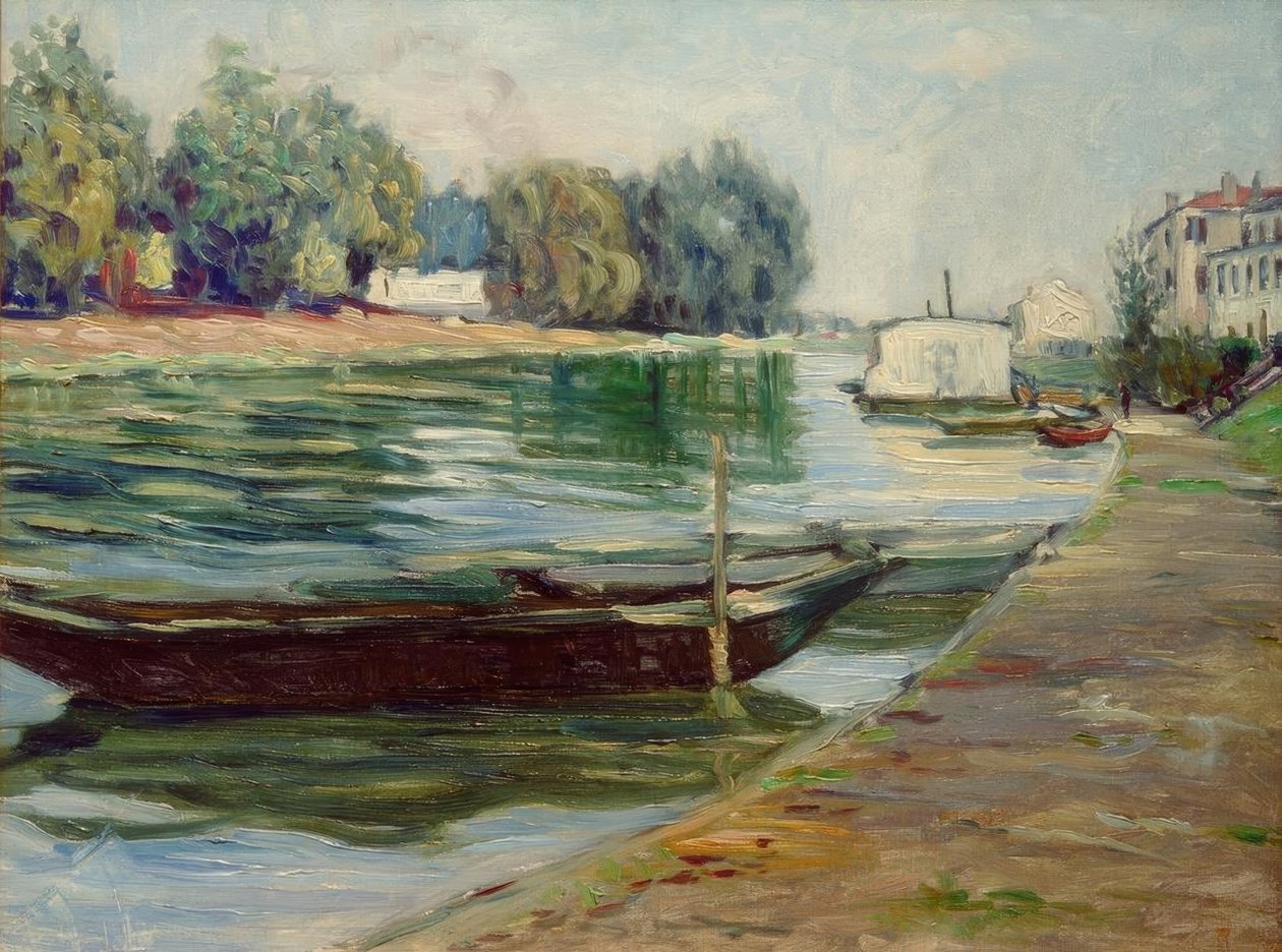 Seinebredden av Gustave Caillebotte