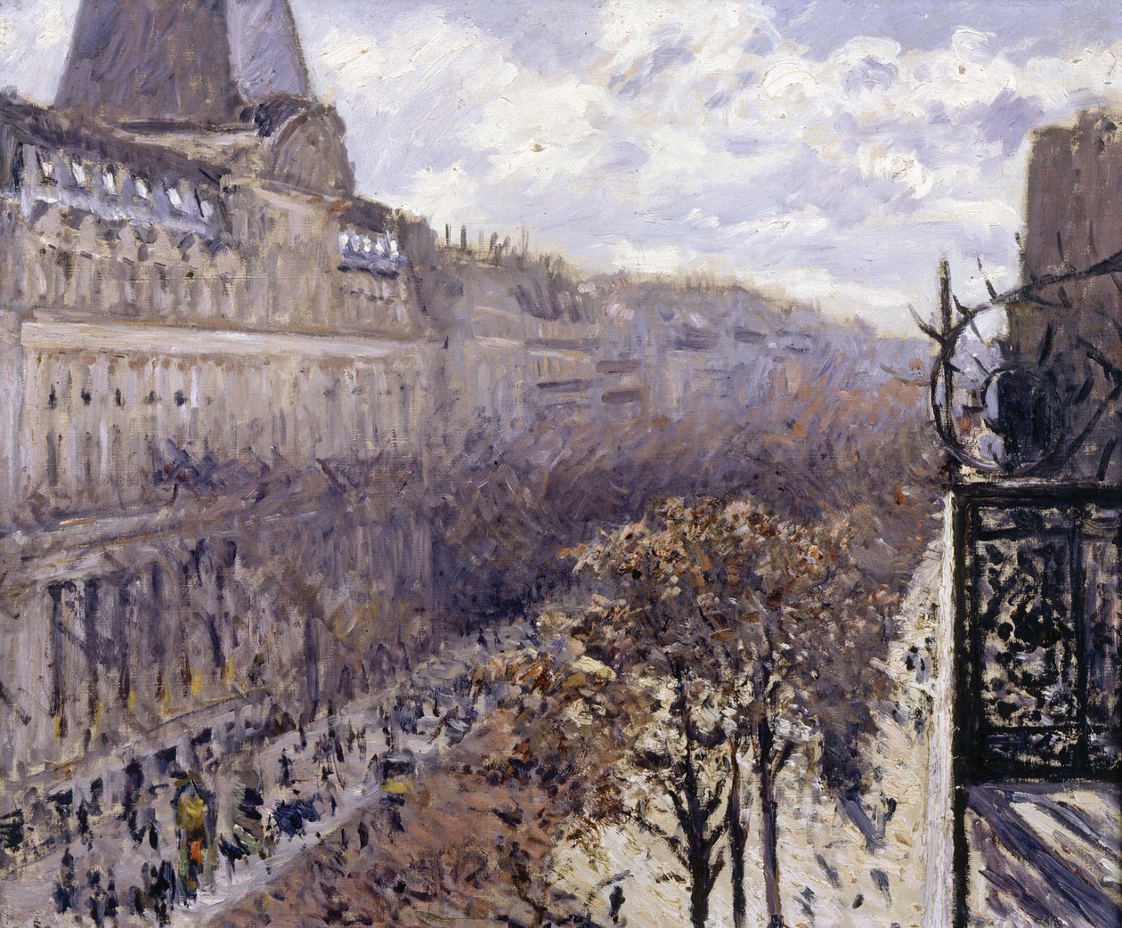 Boulevard of the Italians, 1880. av Gustave Caillebotte
