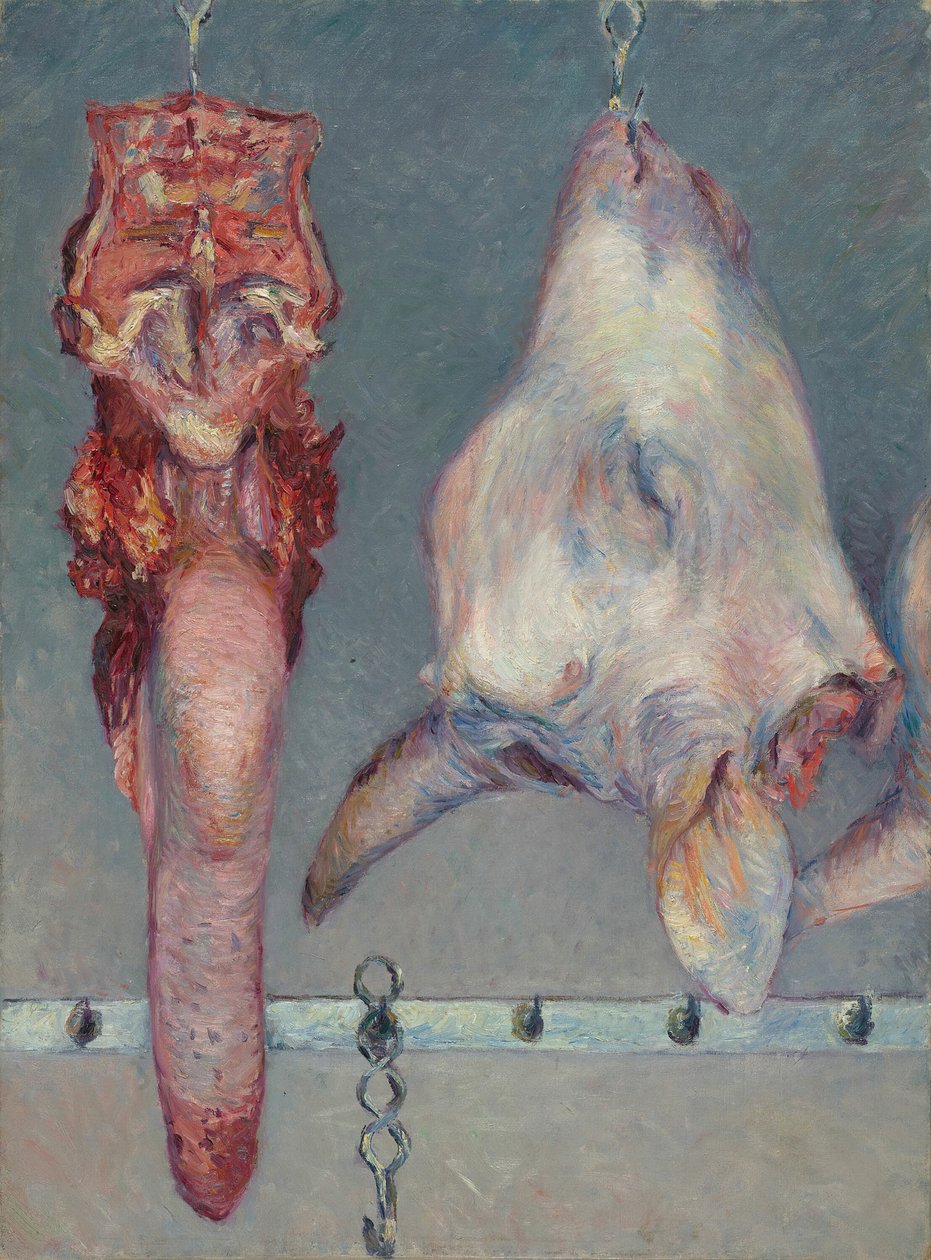 Kalvehode og oksetunge, ca. 1882. av Gustave Caillebotte