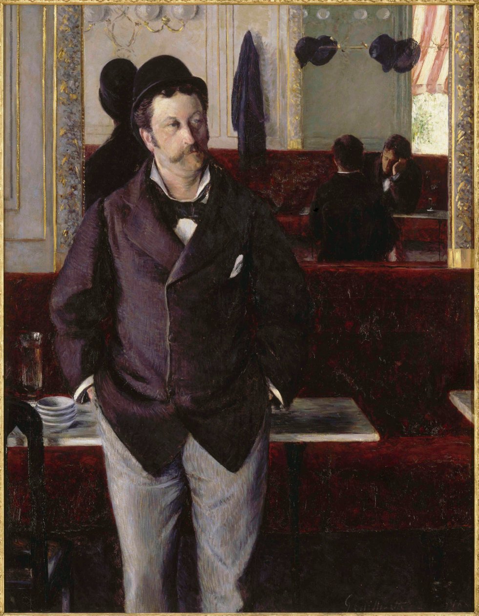 På en kafé, 1880. av Gustave Caillebotte