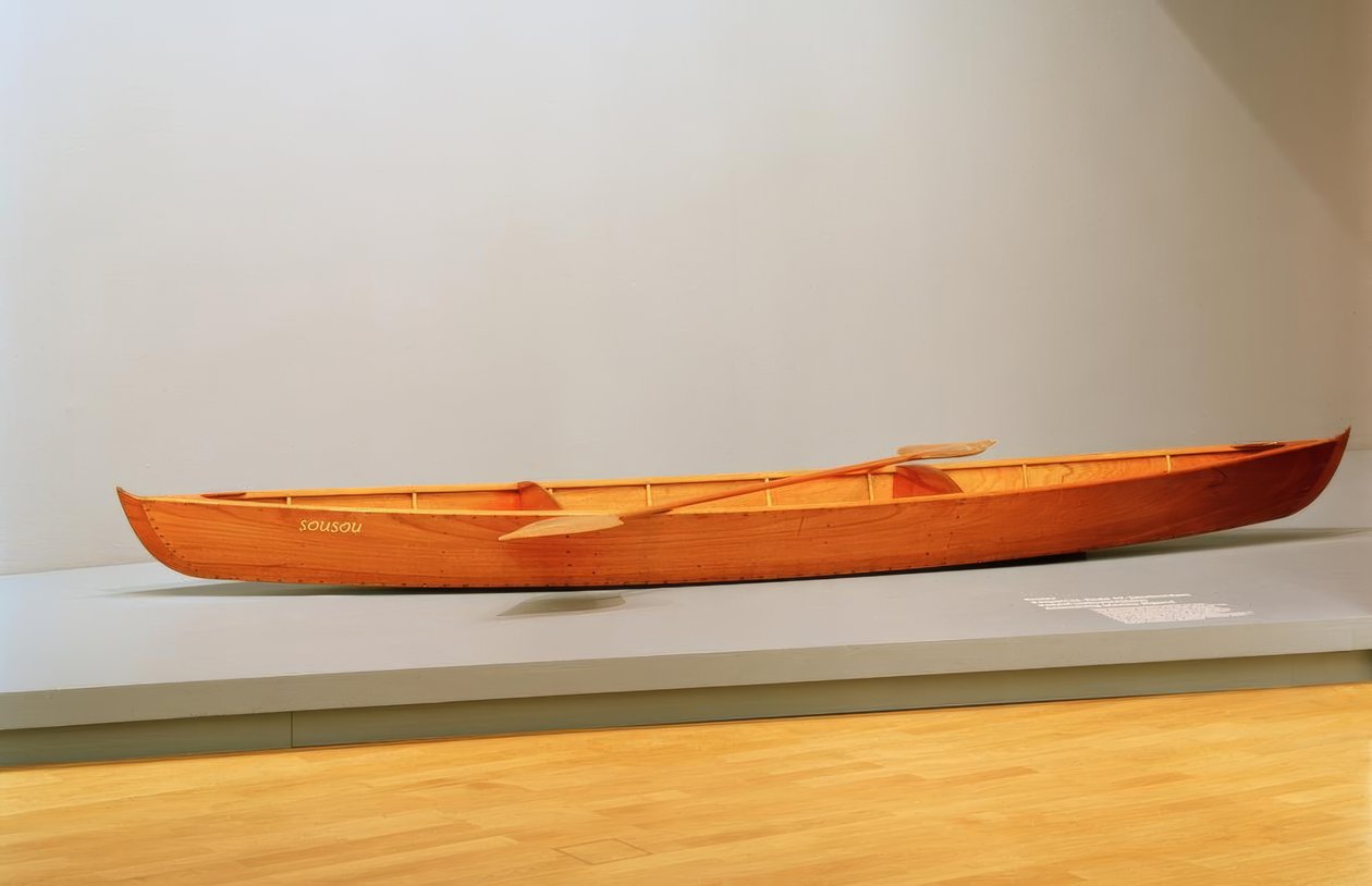 Padlebåt / G.Caillebotte (?), Foto av Gustave Caillebotte