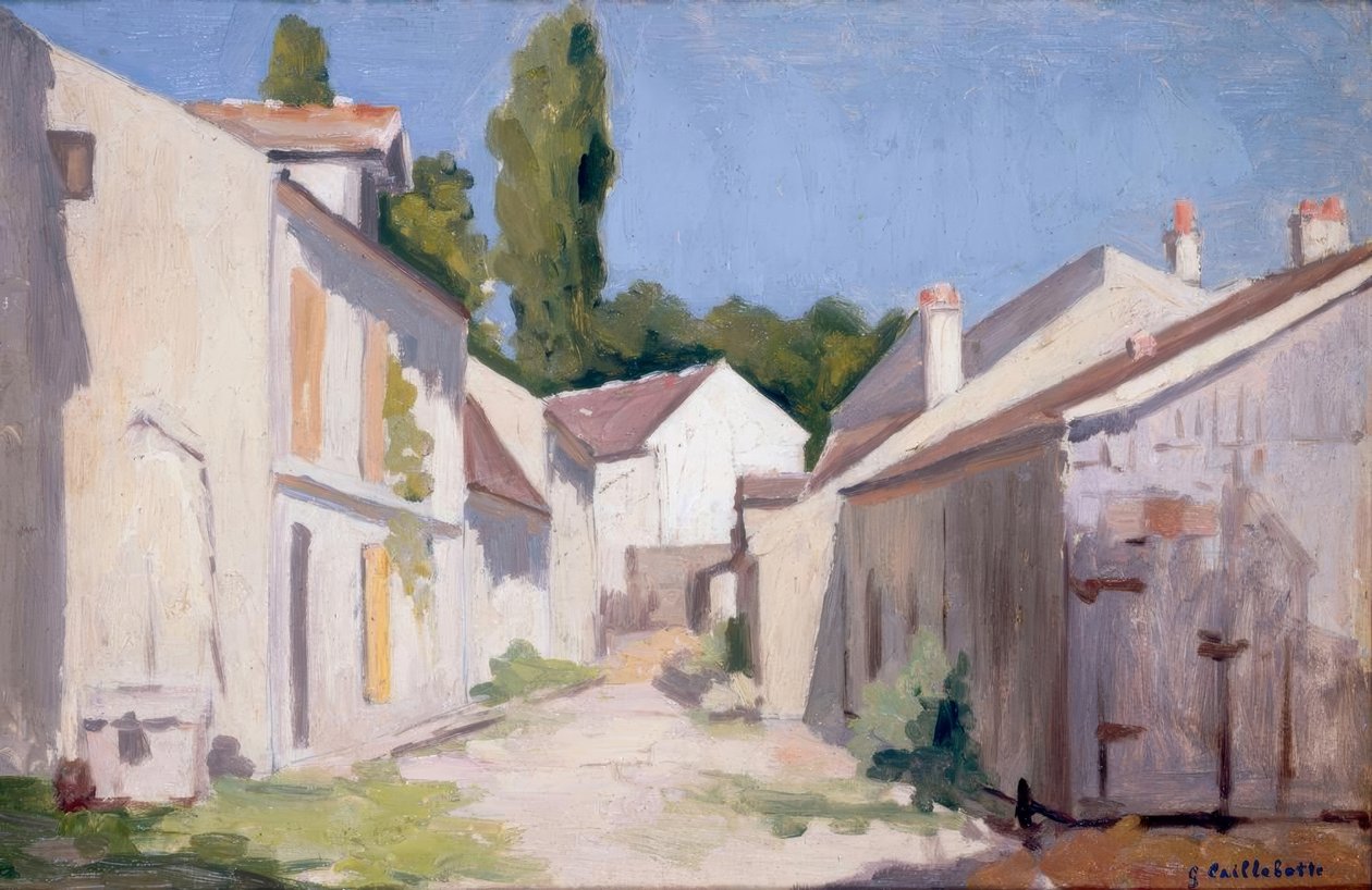 En sti i Yerres av Gustave Caillebotte