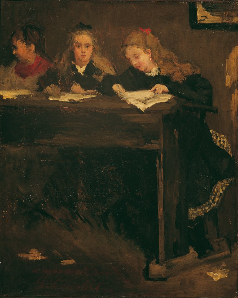 Tre skolejenter av Gustave Courbet