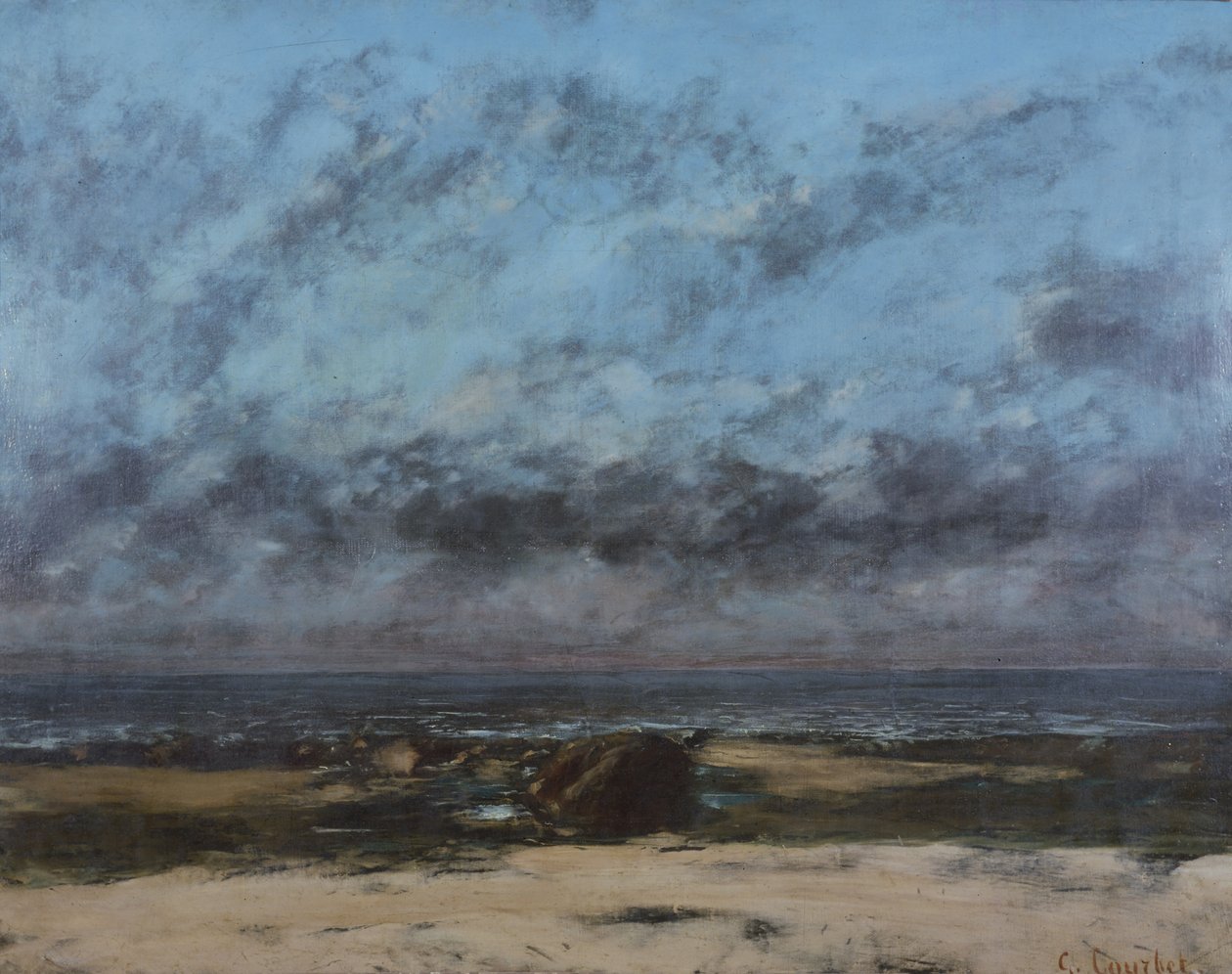 Eternity (olje på lerret) av Gustave Courbet