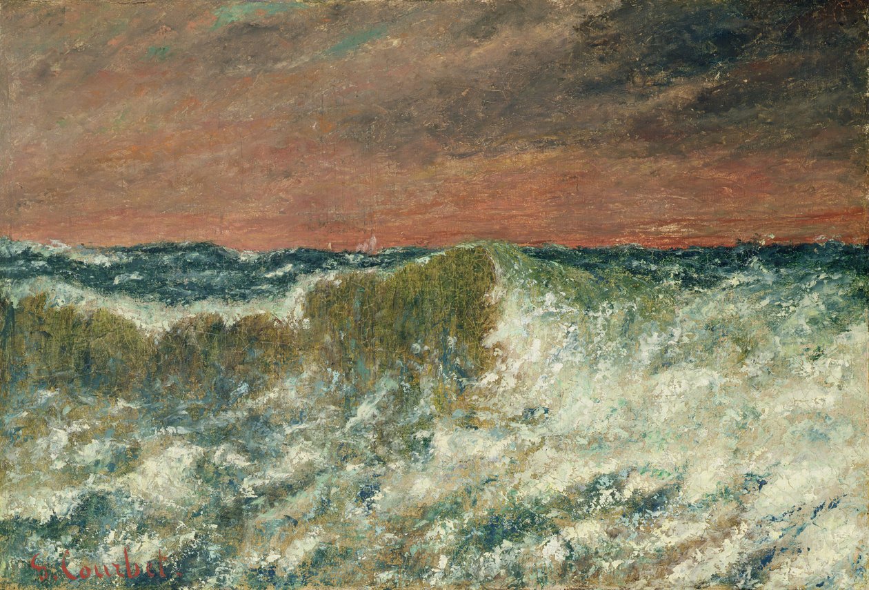 Bølgen av Gustave Courbet