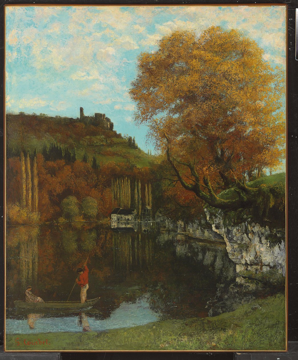 The Mirror of Scey-en-Varais, 1864-68 av Gustave Courbet