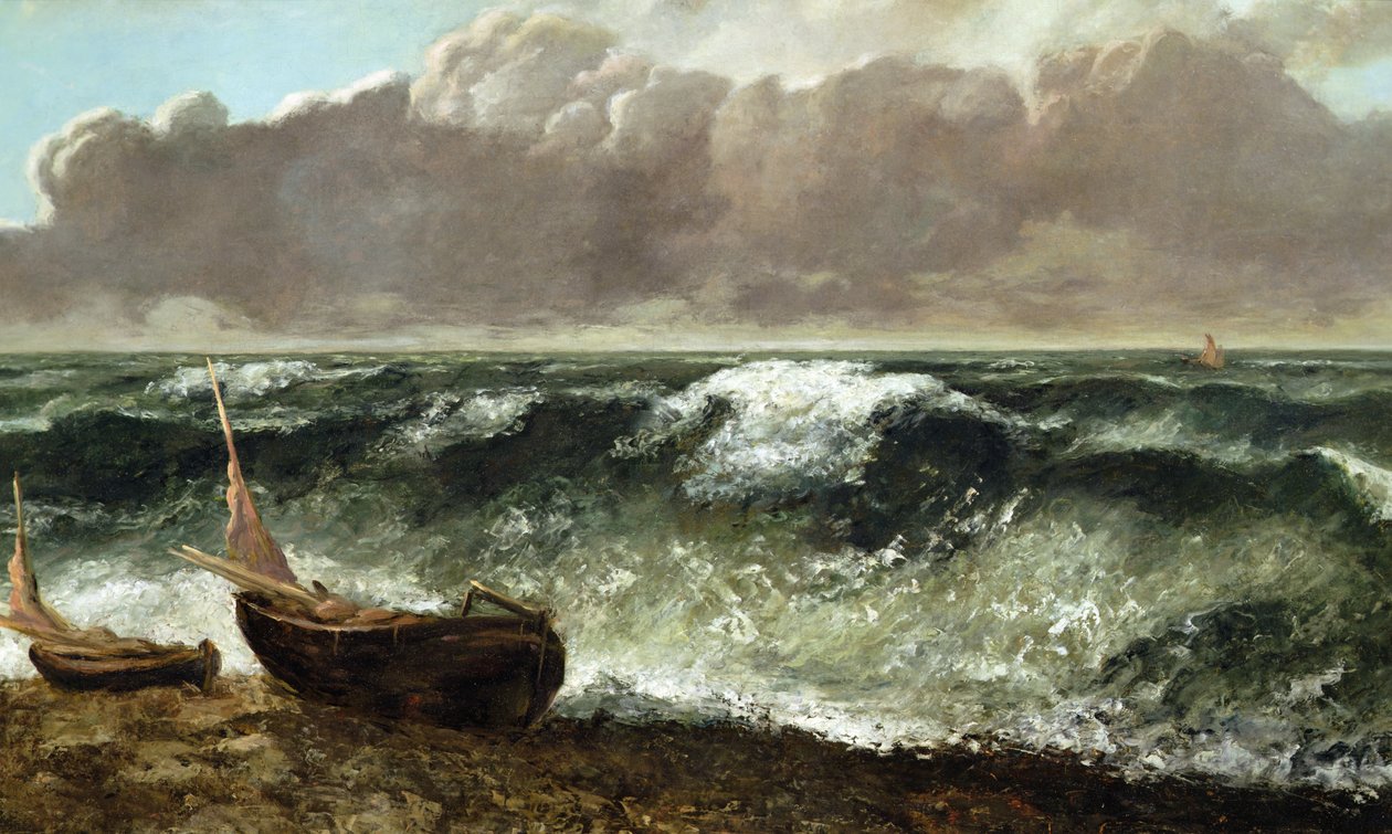 Le Vague, ca. 1869/70 (olje på lerret) av Gustave Courbet