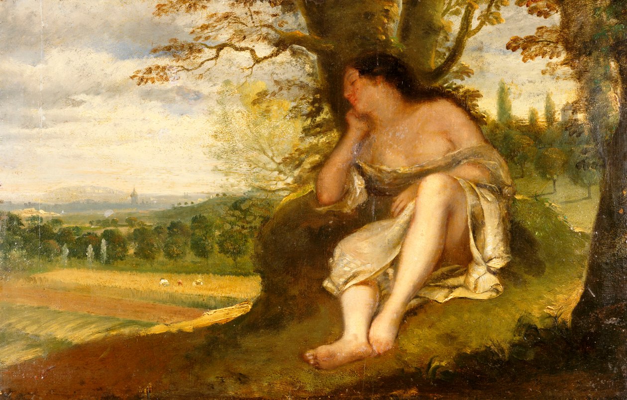 The Nap av Gustave Courbet
