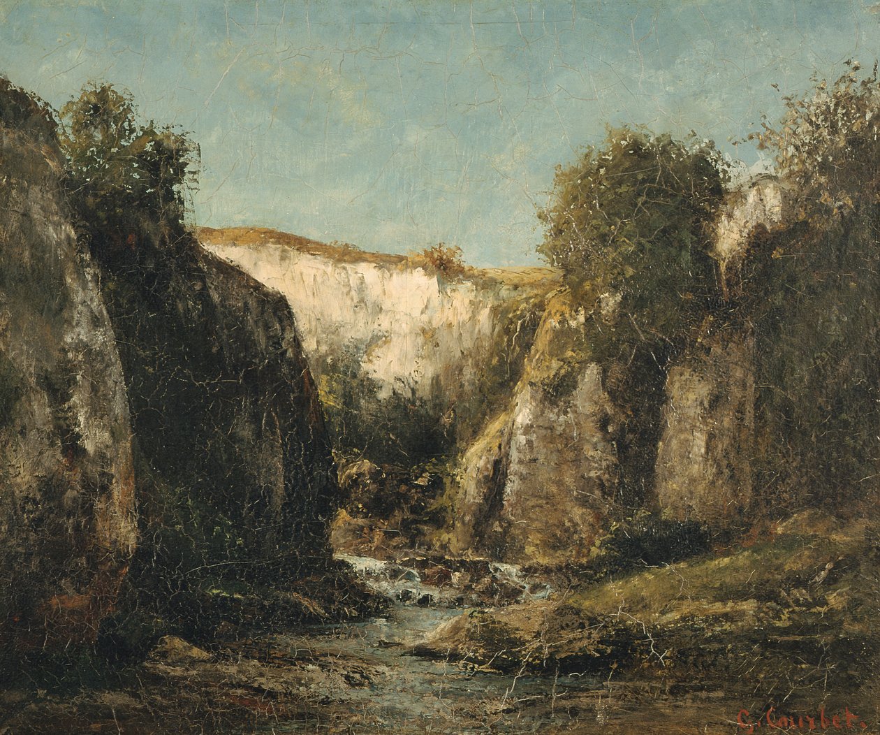 The Source of the Doubs, 1871 av Gustave Courbet
