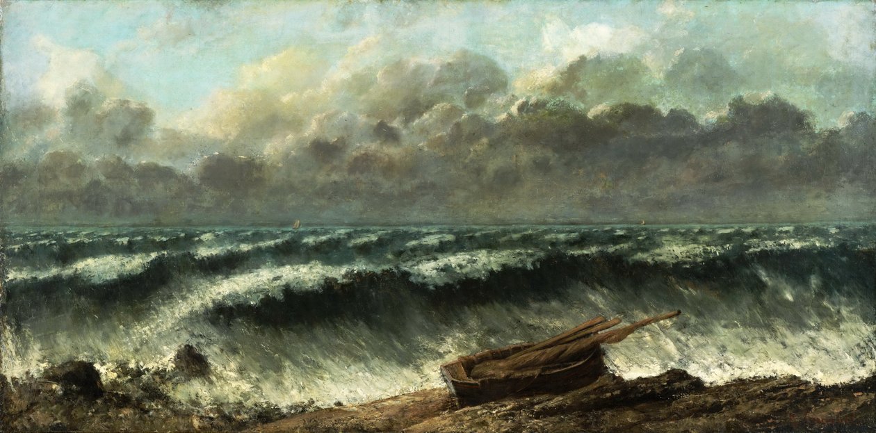 Bølger av Gustave Courbet