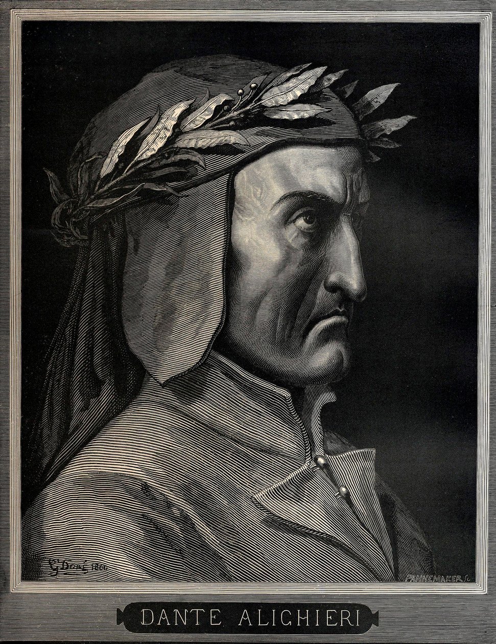 Dante Alighieri 1265-1321, 1860. av Gustave Dore