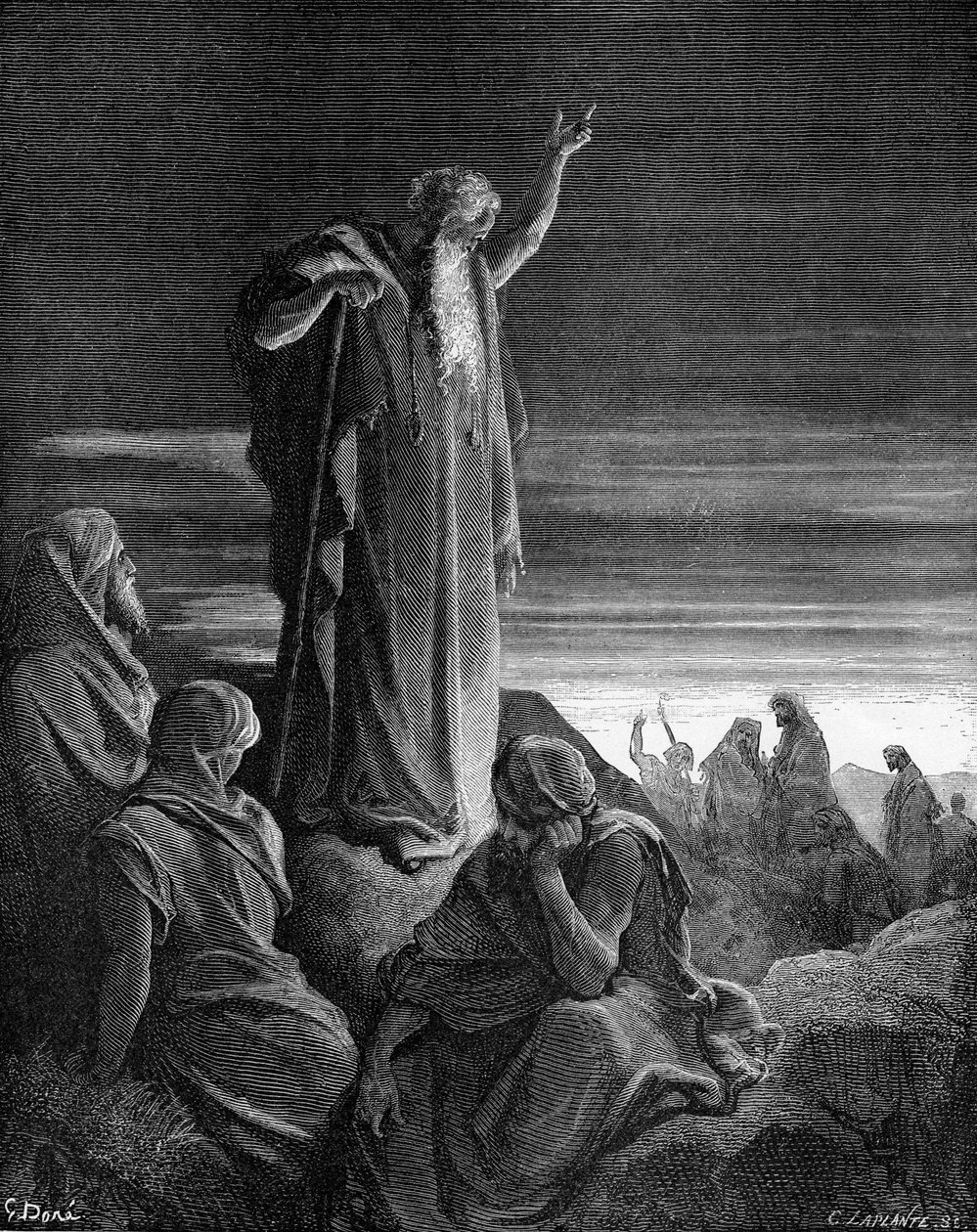 Esekiel av Gustave Dore