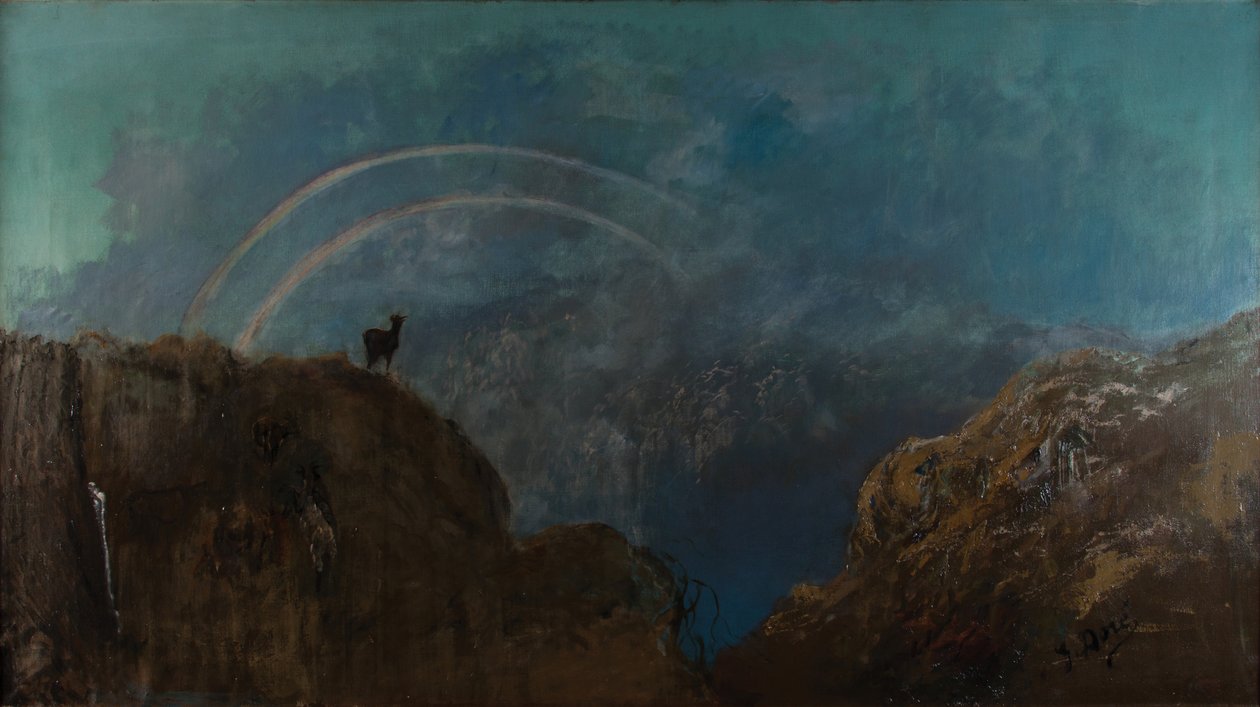 Regnbuelandskap av Gustave Dore