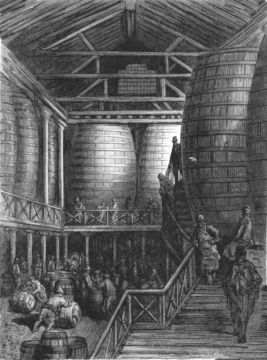 'The Great Vats', 1872. av Gustave Dore