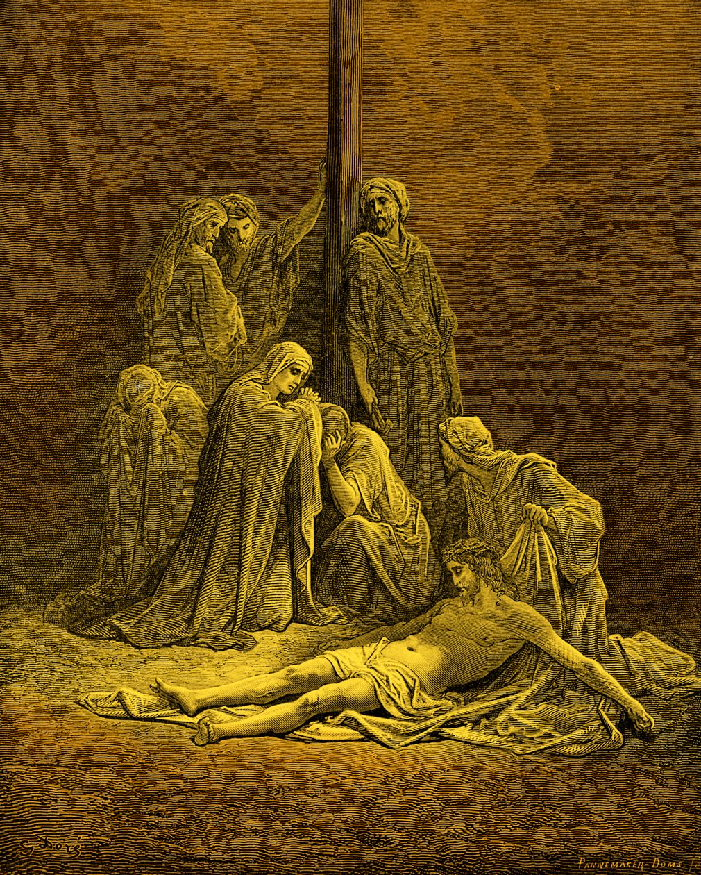 Den døde Kristus - Bibelen av Gustave Dore