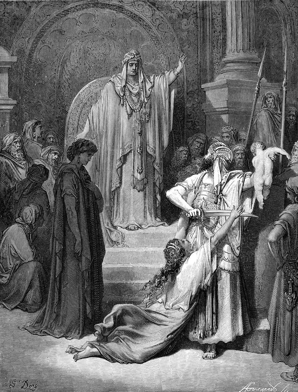 Salomos dom - Bibelen av Gustave Dore