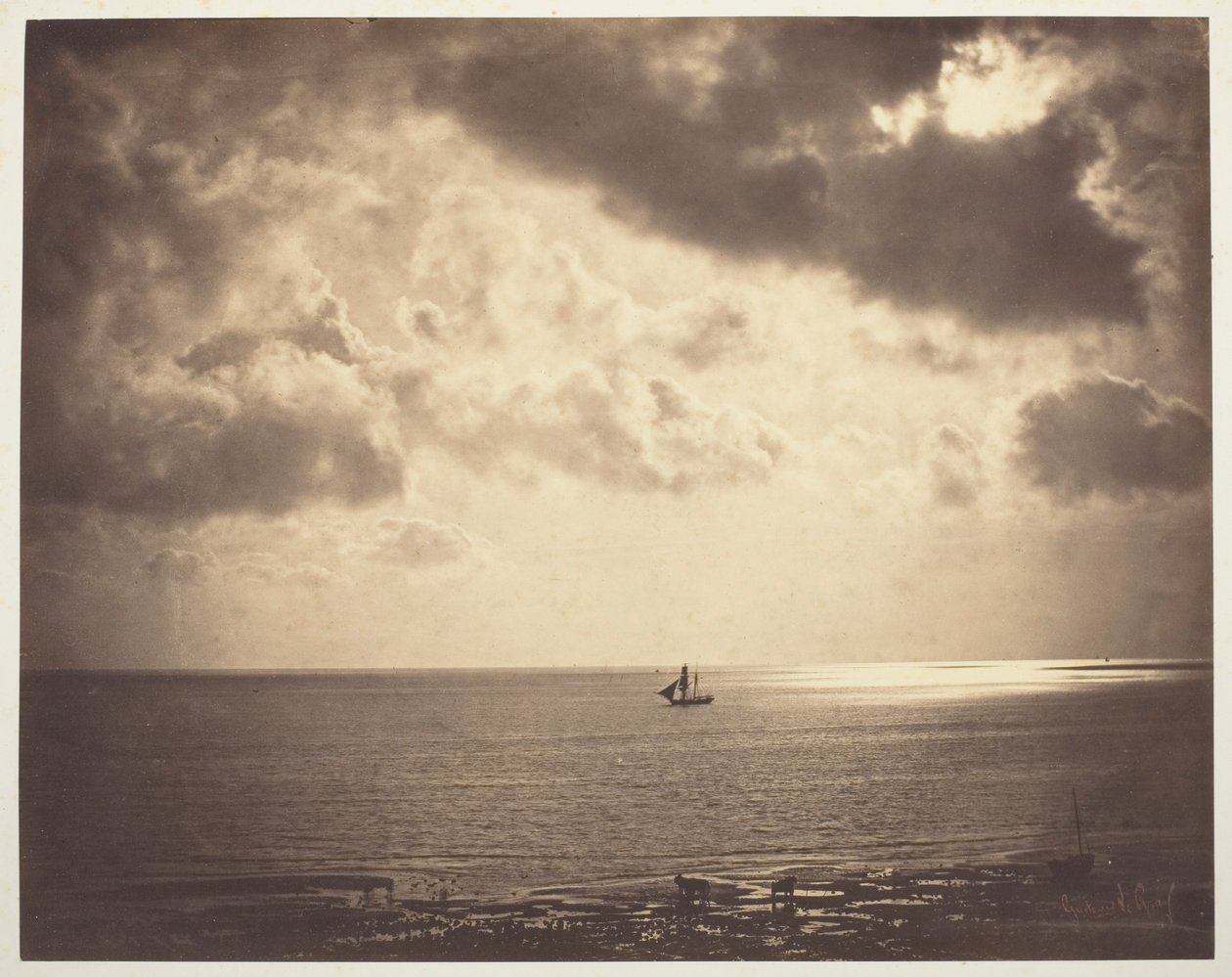 Brig on the Water av Gustave Le Gray