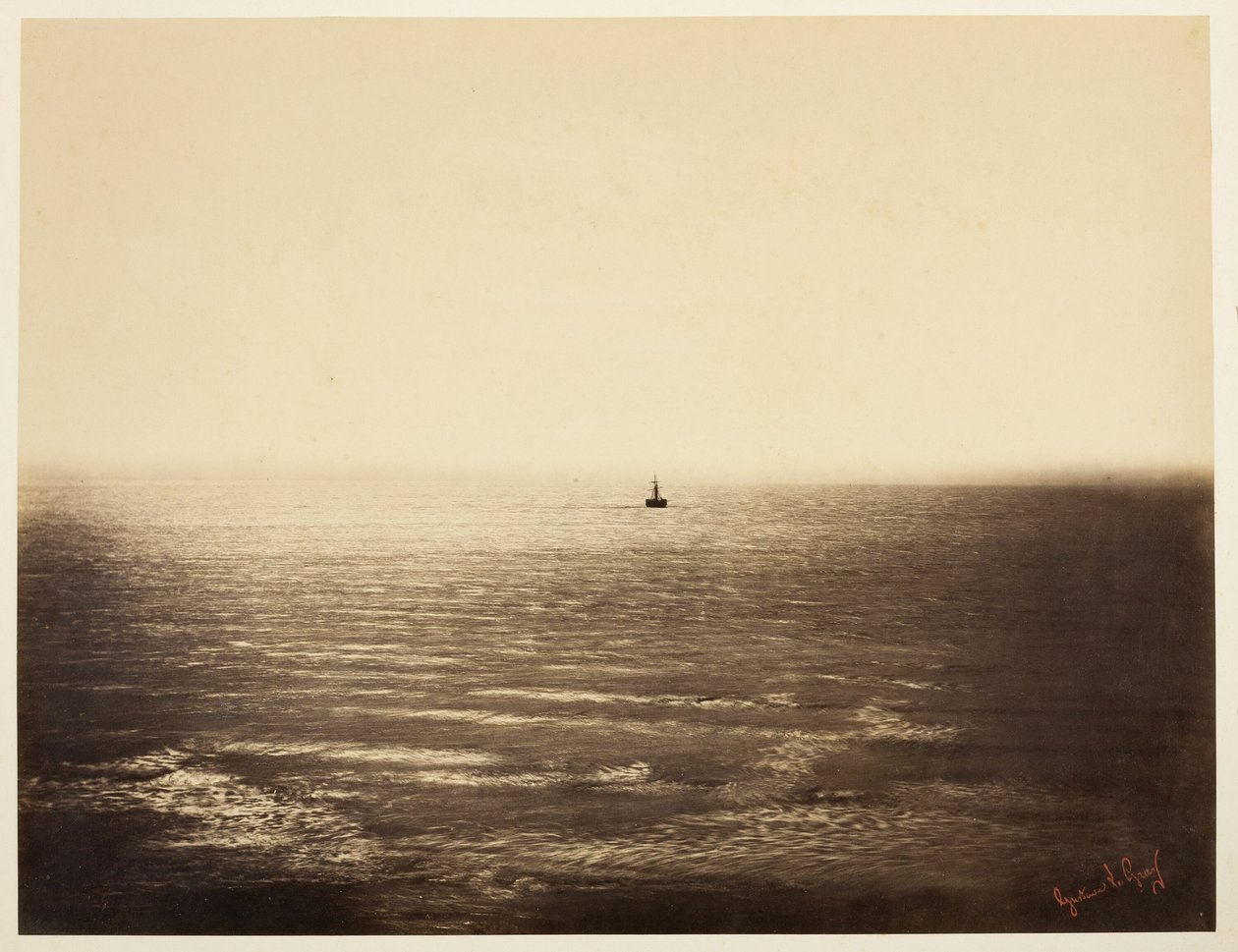 Dampbåten av Gustave Le Gray