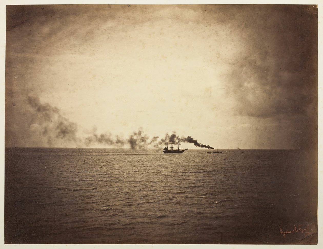 Taubåten, 185657. av Gustave Le Gray