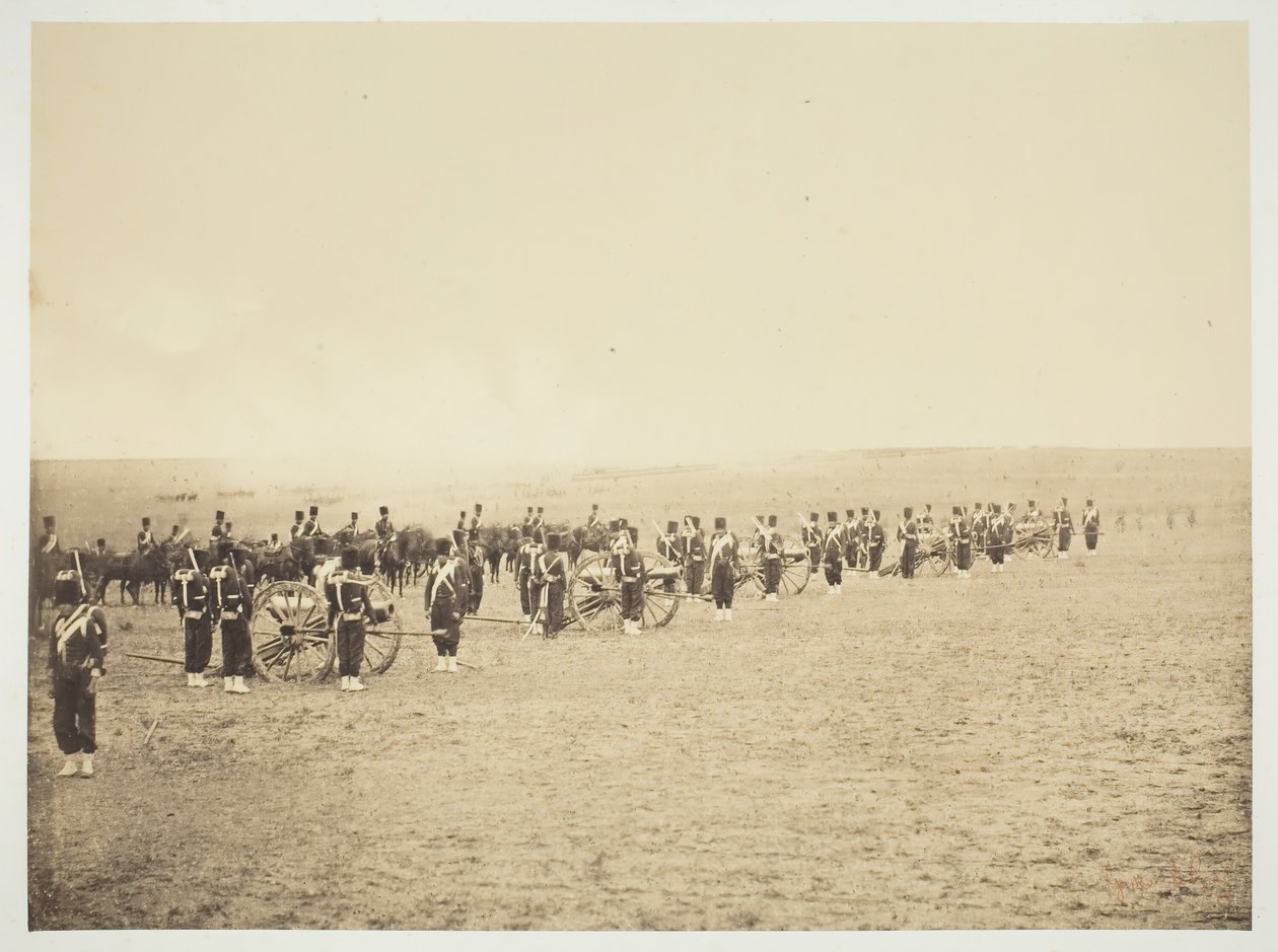 Uten tittel [artilleri], 1857. av Gustave Le Gray