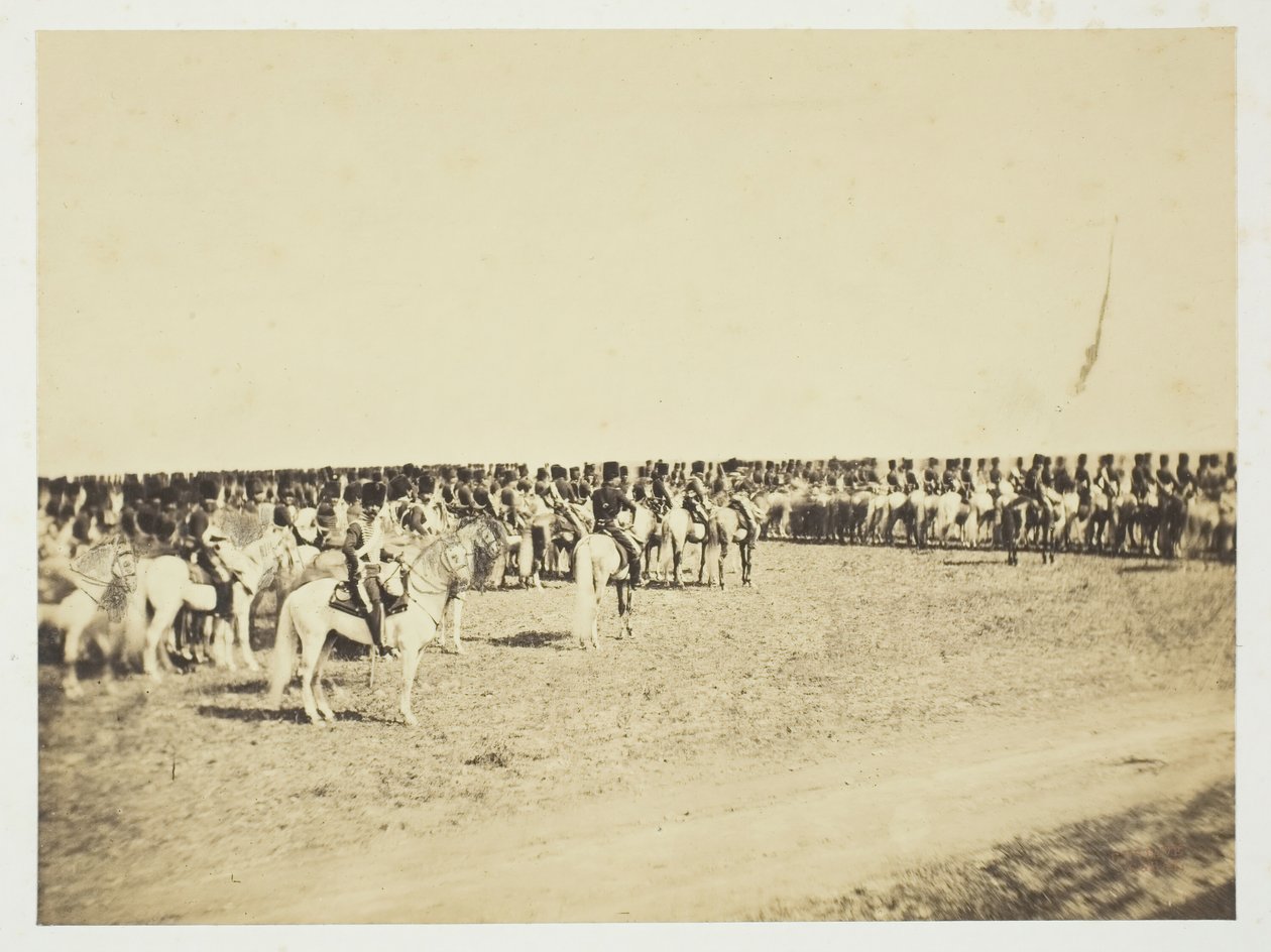 Uten tittel [kavaleri], 1857. av Gustave Le Gray