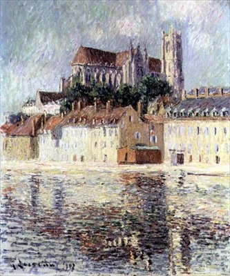 Auxerre katedral av Gustave Loiseau