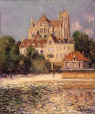 Auxerre katedral av Gustave Loiseau