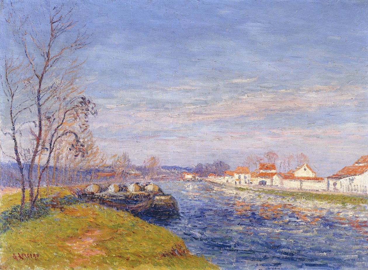 St. Moms, Moret-sur-Loing av Gustave Loiseau
