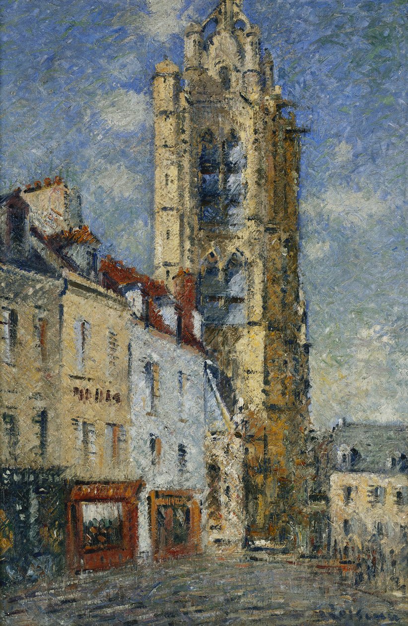 Klokketårnet i St, 1925 av Gustave Loiseau