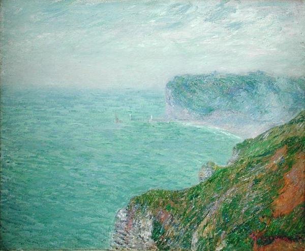 Klippene ved Fecamp av Gustave Loiseau
