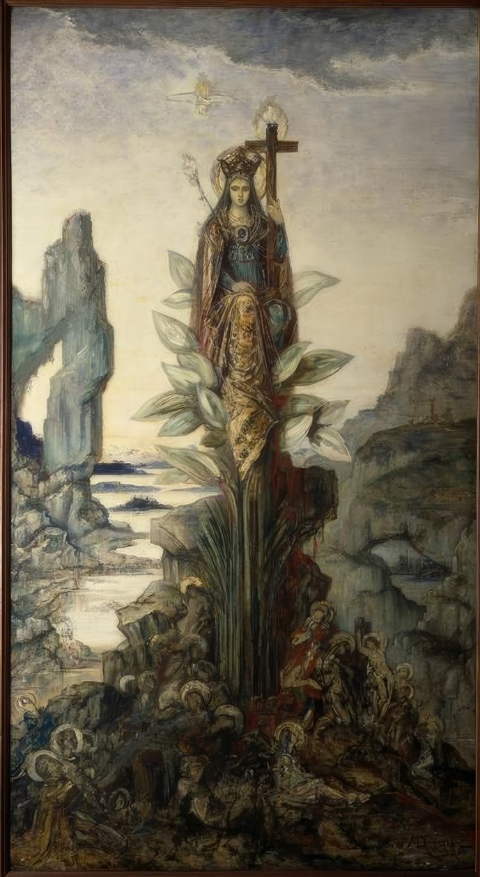 Mystisk blomst av Gustave Moreau
