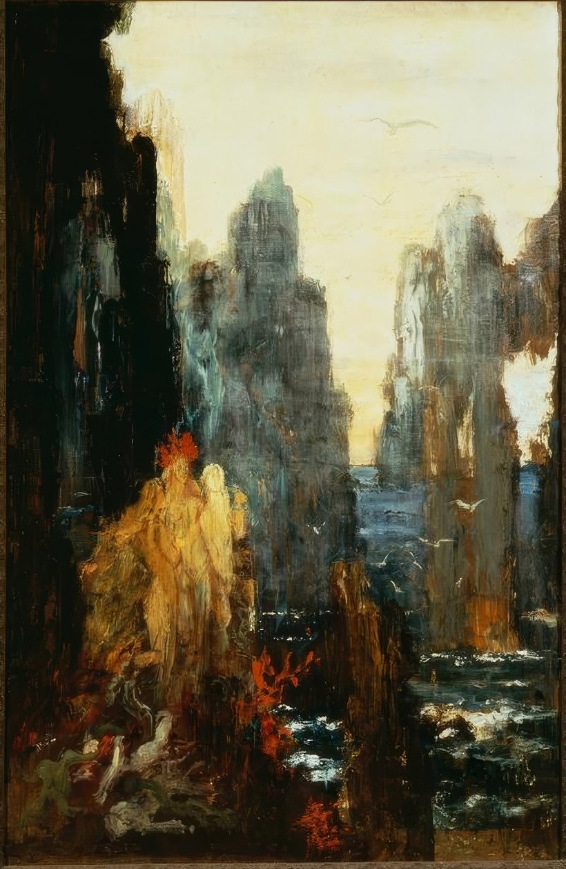 Havfruer av Gustave Moreau