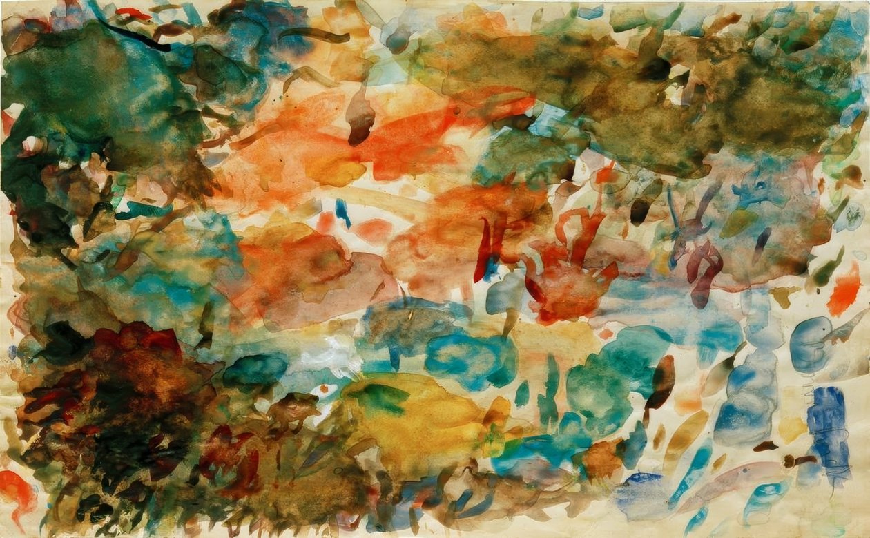 Akvarell palett av Gustave Moreau
