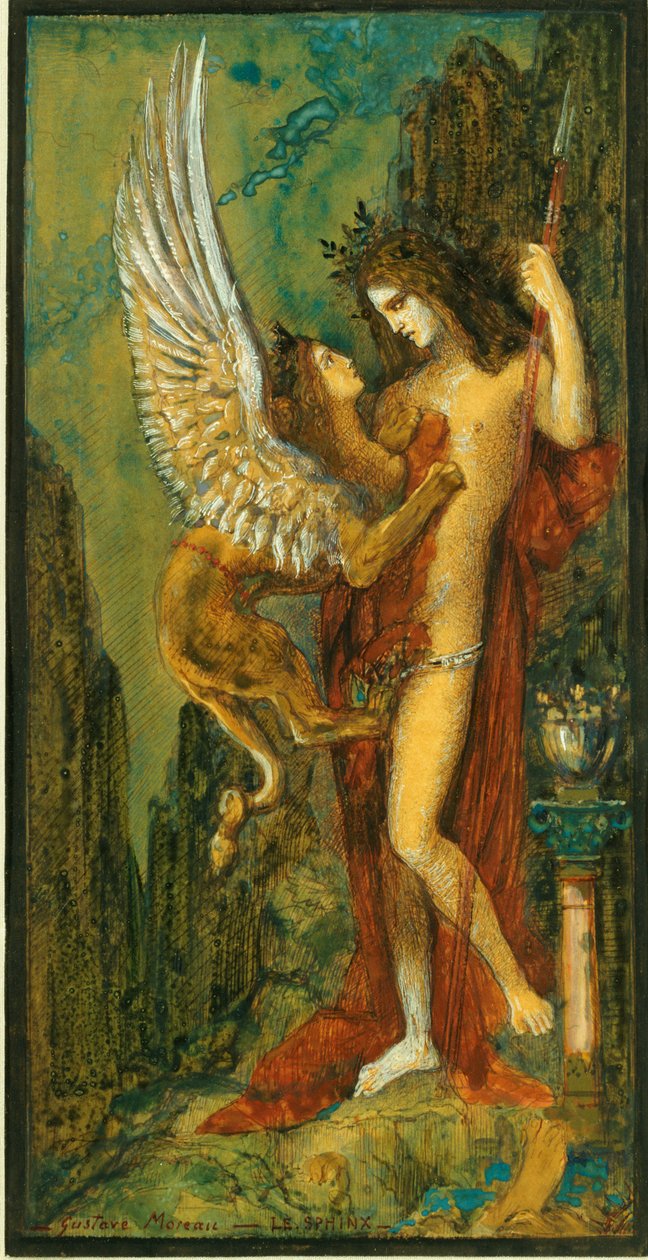 Sfinksen av Gustave Moreau