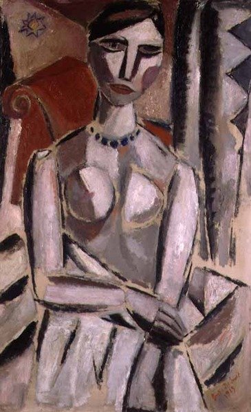 Portrett av en kvinne av Gustave de Smet