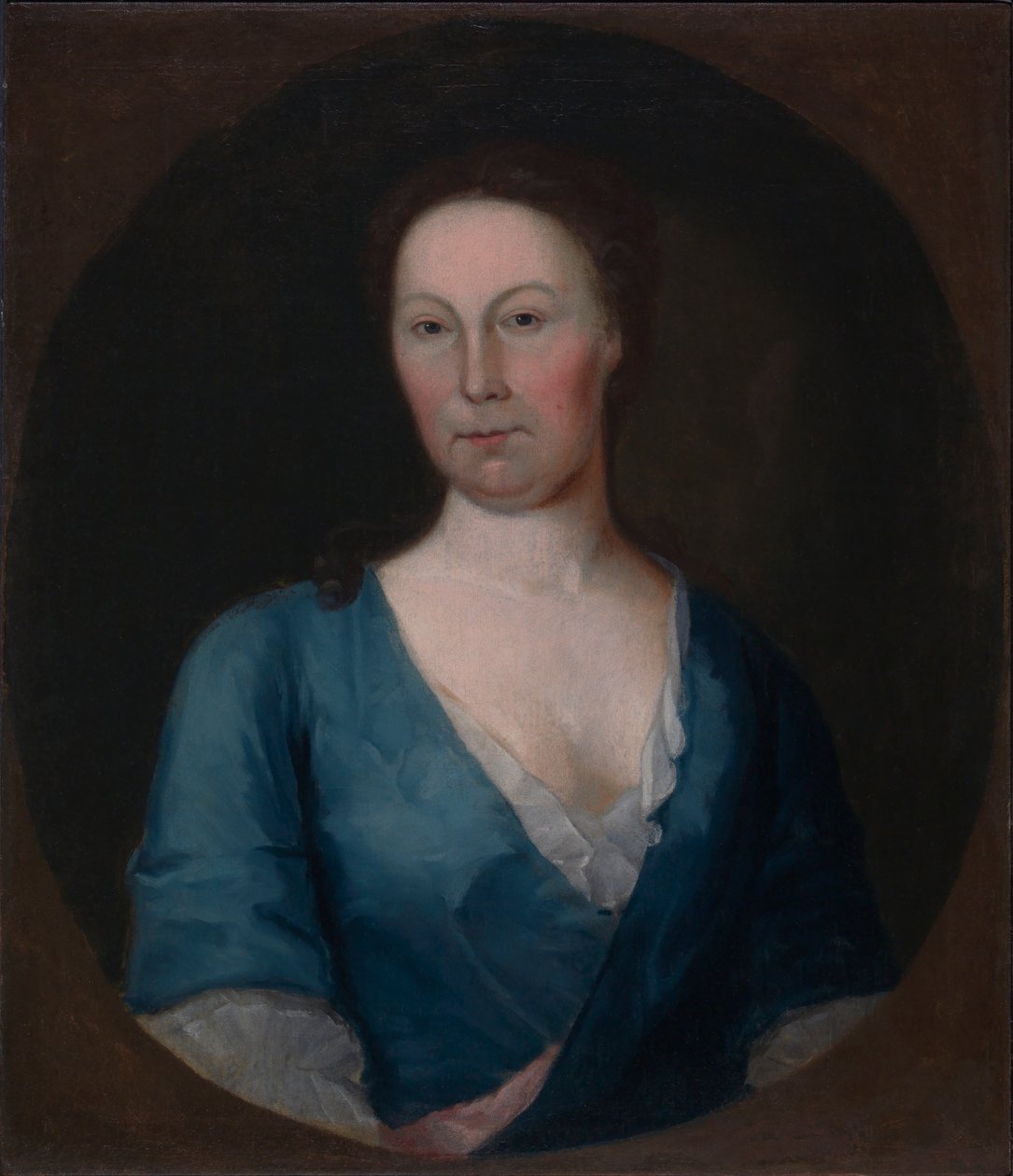 Fru Gustavus Brown, 1742. av Gustavus Hesselius