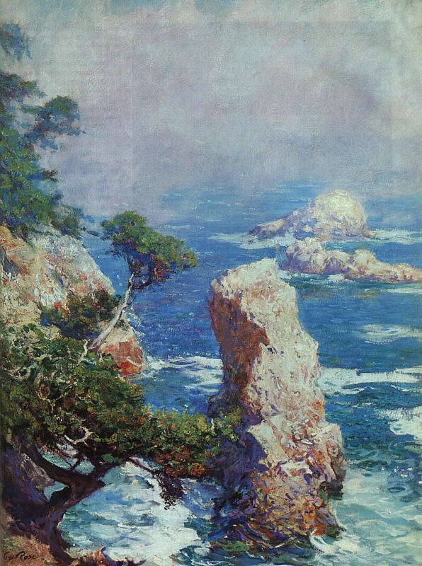 Tåke over Point Lobos av Guy Rose
