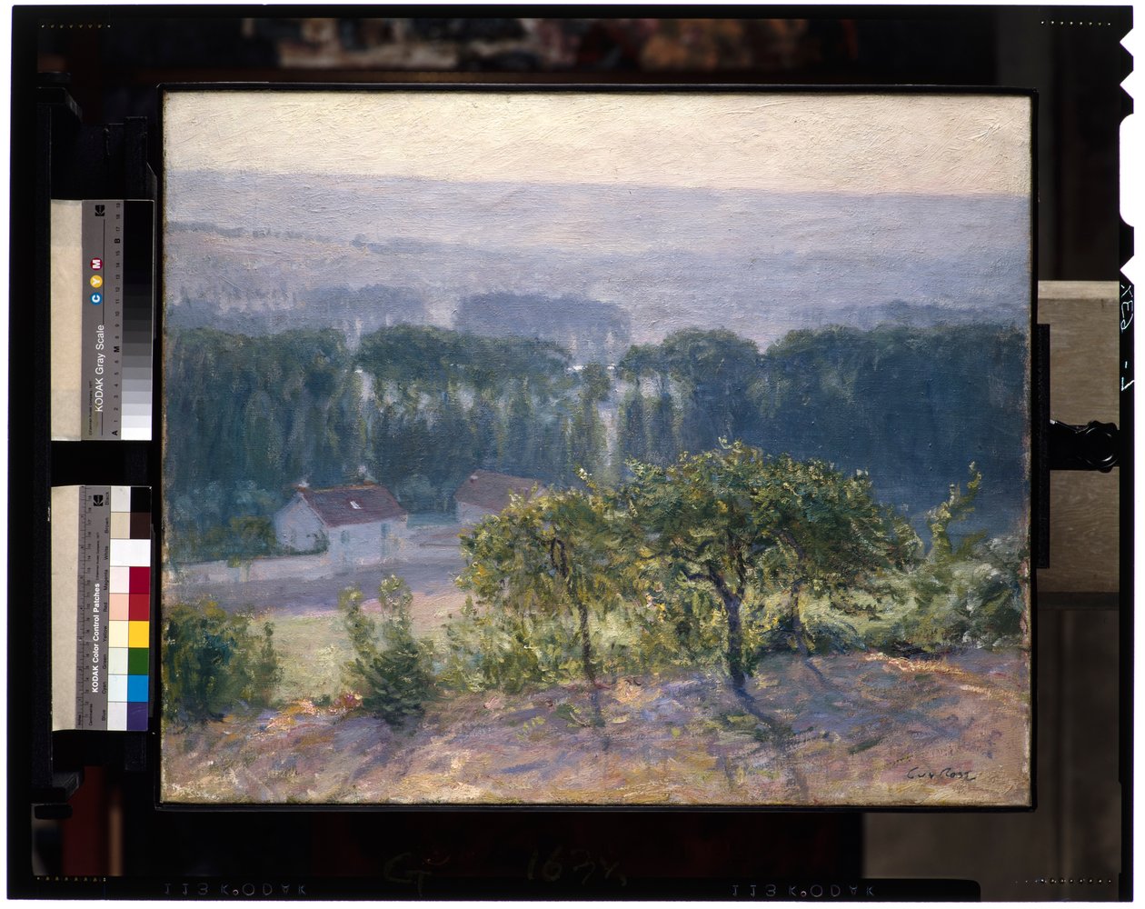 Sen ettermiddag, Giverny, ca. 1905-13 (olje på lerret) av Guy Rose